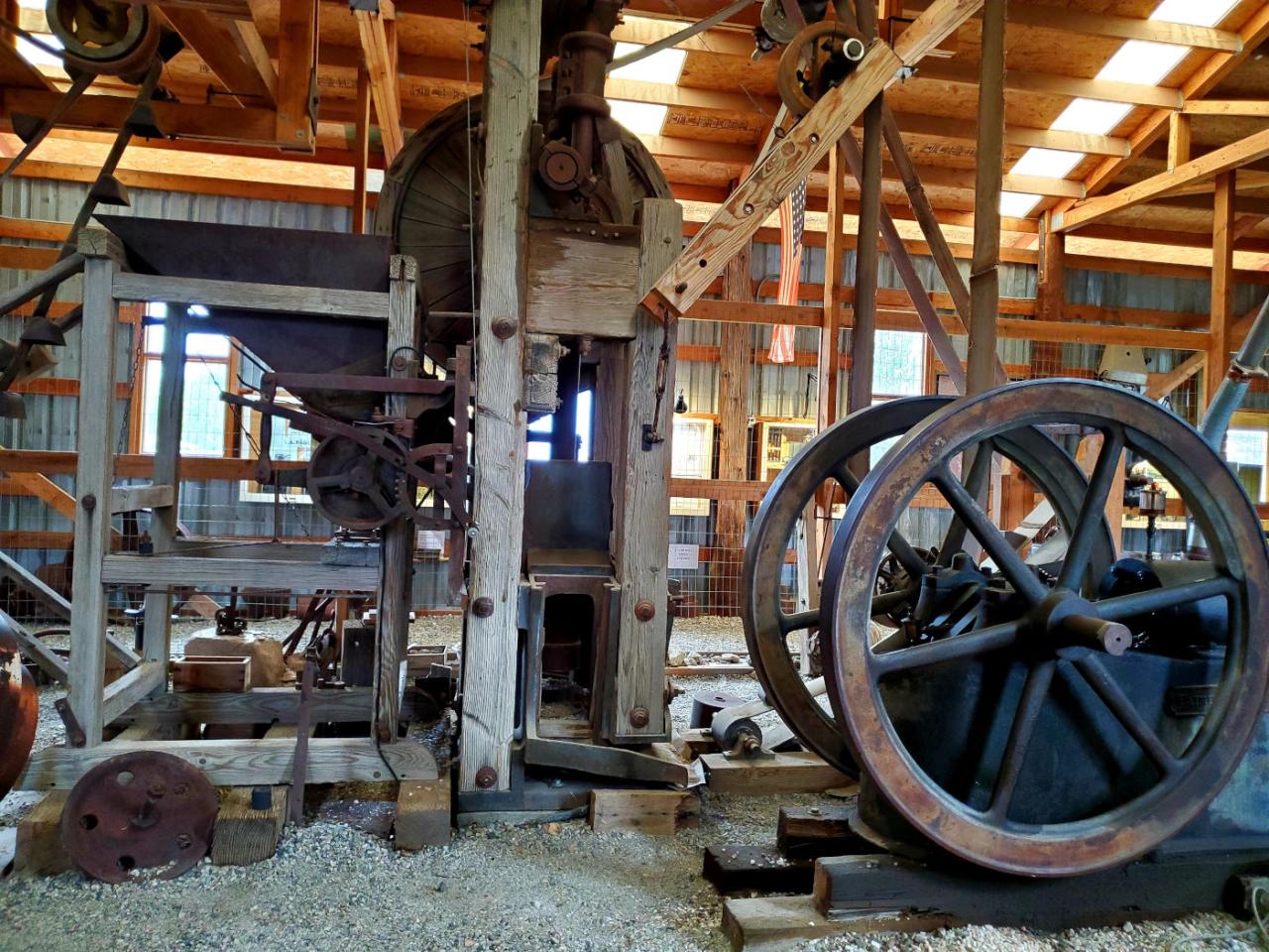 "Joshua Hendy Stamp Mill side view"